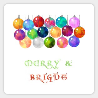 Merry and Bright Sticker